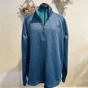 The North Face Blue Quarter-Zip Pullover